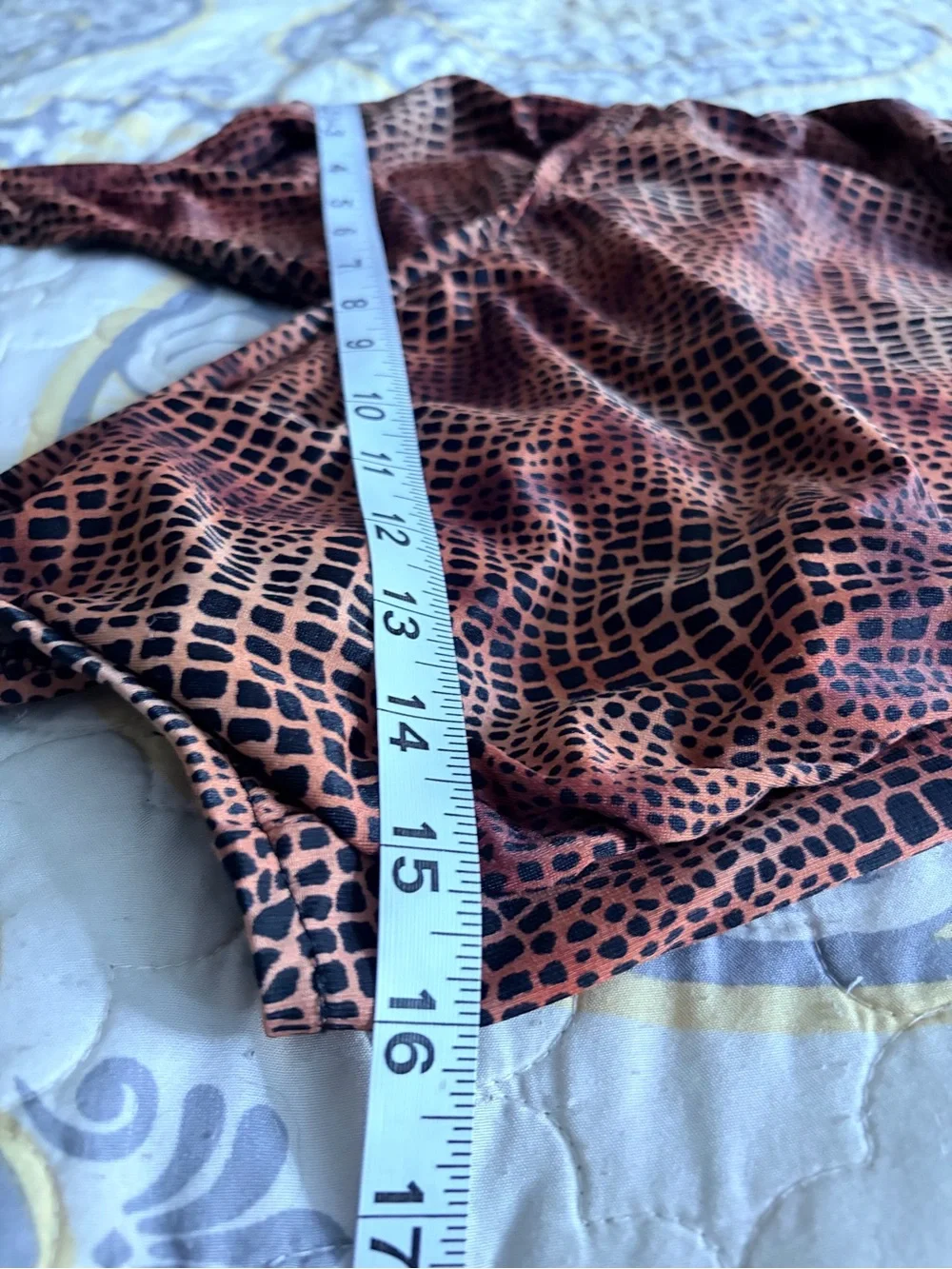 Miraclesuit crocodile print wrap one piece swim suit, 16